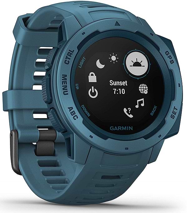 Фото - Смарт-часы Garmin Instinct Lakeside Blue (10-02064-04)