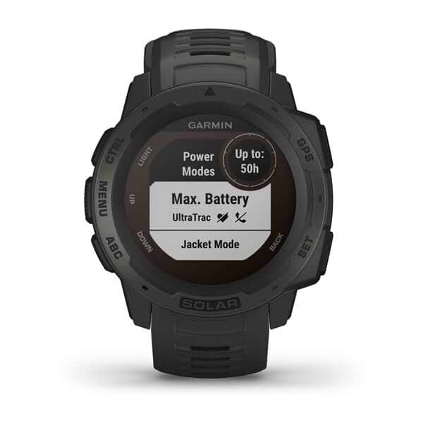 Фото - Смарт-часы Garmin Instinct Solar Graphite (010-02293-00)