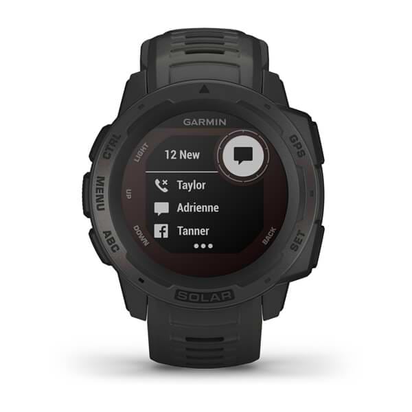 Фото - Смарт-часы Garmin Instinct Solar Graphite (010-02293-00)