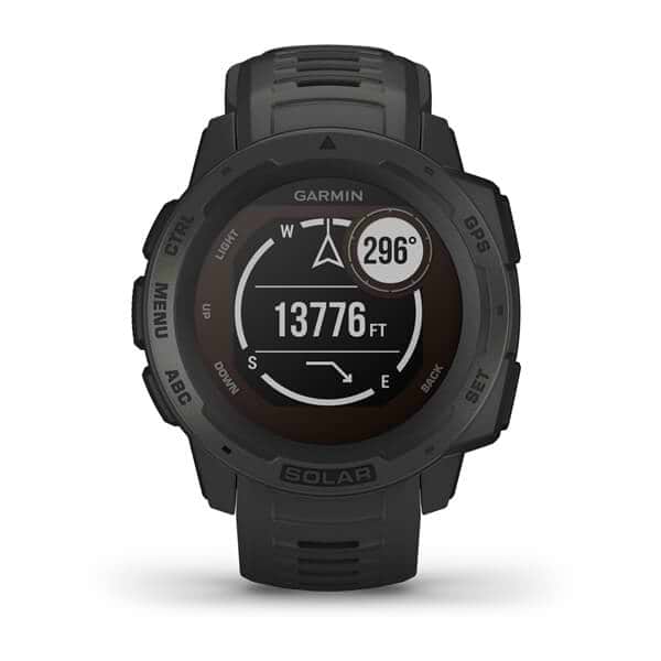 Фото - Смарт-часы Garmin Instinct Solar Graphite (010-02293-00)