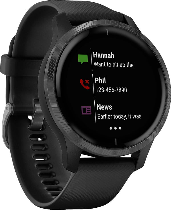 Фото - Смарт-часы Garmin VENU Black/Slate (010-02173-13)