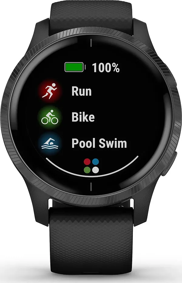 Фото - Смарт-часы Garmin VENU Black/Slate (010-02173-13)