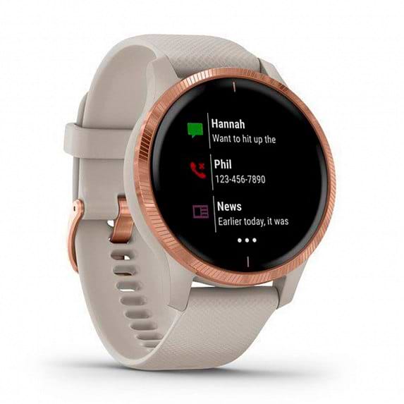 Фото - Смарт-часы Garmin VENU Light Sand/Rose Gold (010-02173-23)