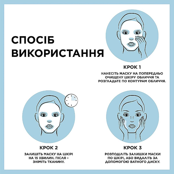 Фото - Маска для лица Garnier Увлажнение + Аква бомба 28 г (3600542385312)