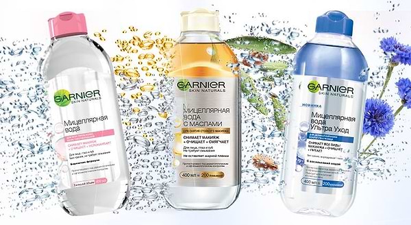 Фото - Міцелярна вода Garnier SKIN NAT двухфазная очищає 400 мл