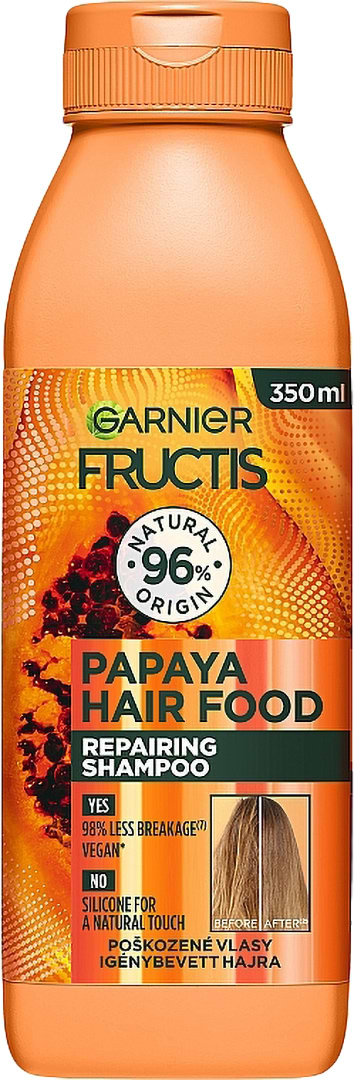 Шампунь женский Garnier Fructis Папайя Восстановление для поврежденных волос 350 мл (3600542290074)
