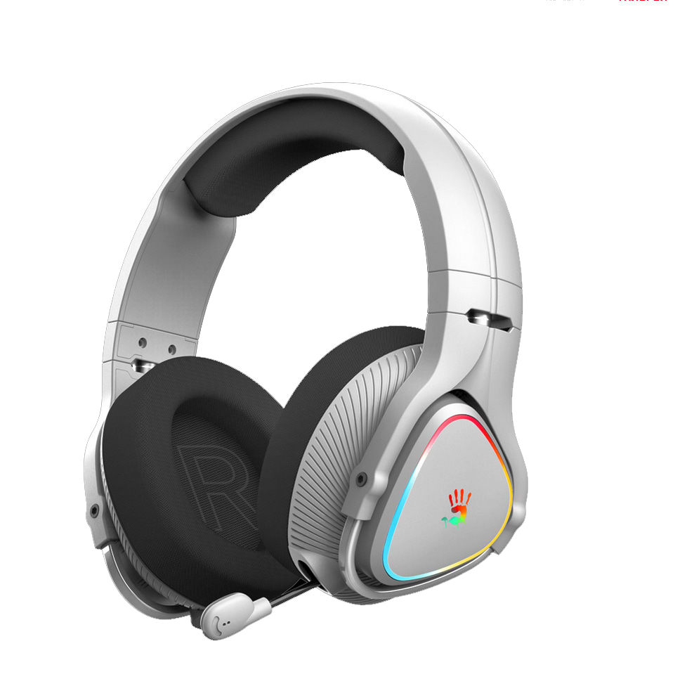 Гарнитура беспроводная игровая Bloody MR710 Grey - Фото 1