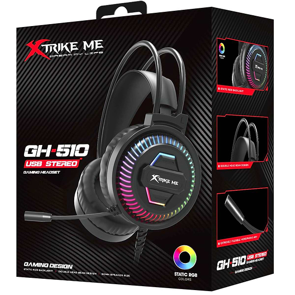 Фото - Гарнитура проводная игровая XTRIKE ME GH-510