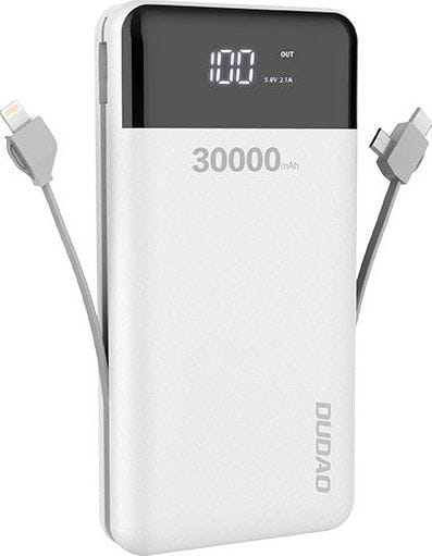 Фото - Батарея мобільна Dudao Powerbank K1Max 30000mAh White (88803)