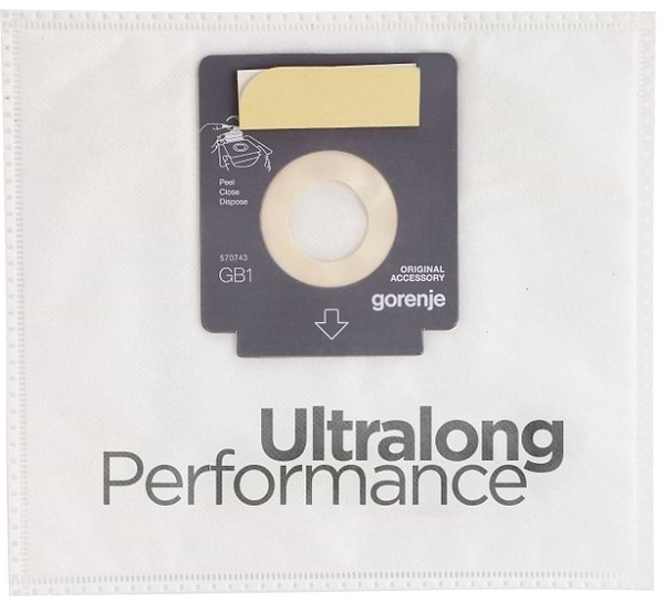Фото - Набір мішків багаторазових для пилососа Gorenje GB1MBUP 4 мішки + вх.фільтр
