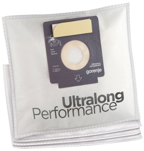 Фото - Набір мішків багаторазових для пилососа Gorenje GB1MBUP 4 мішки + вх.фільтр Фото - Набір мішків багаторазових для пилососа Gorenje GB1MBUP 4 мішки + вх.фільтр