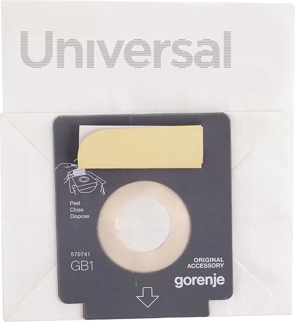 Фото - Набір мішків + фільтр для пилососу Gorenje GB1PBU 5 шт.