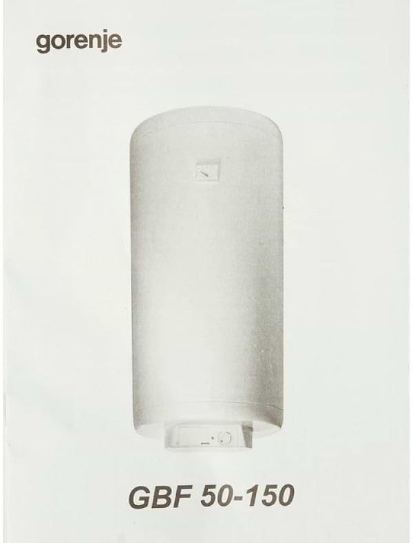 Фото - Водонагрівач Gorenje GBF 100 V9