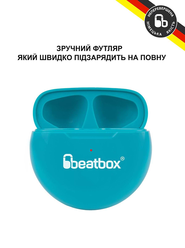 Фото - Навушники вкладиші бездротові TWS BeatBox PODS PRO 6 blue (bbppro6bl)