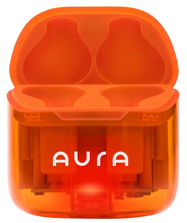 Фото - Наушники вкладыши беспроводные TWS Aura 6 Orange (TWSA6O)