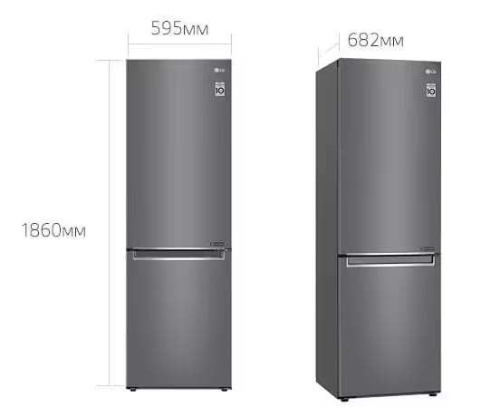 Фото - Холодильник LG GC-B459SLCL