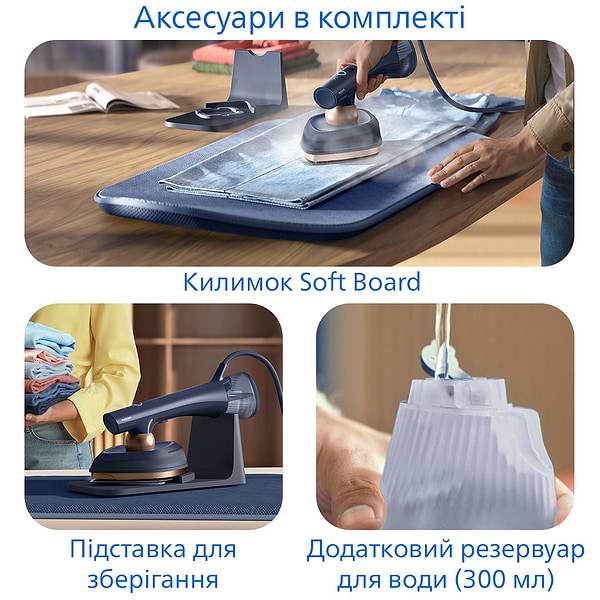Фото - Вертикальный отпариватель ручной Philips GC215/20