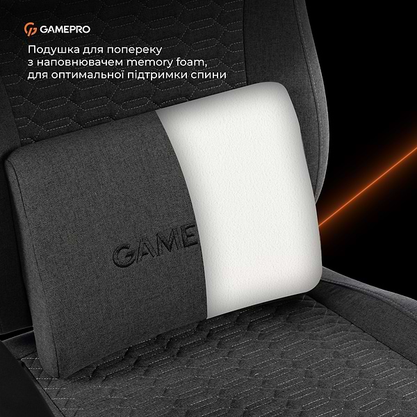 Фото - Крісло для геймерів GamePro GC760DG Dark Grey