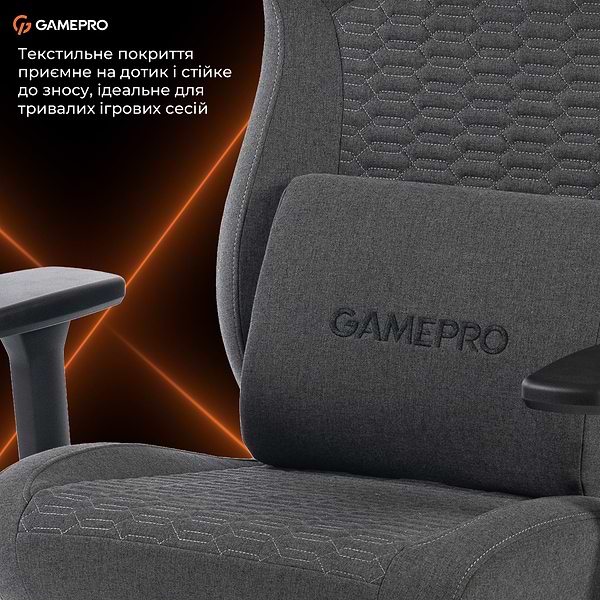 Фото - Крісло для геймерів GamePro GC760DG Dark Grey