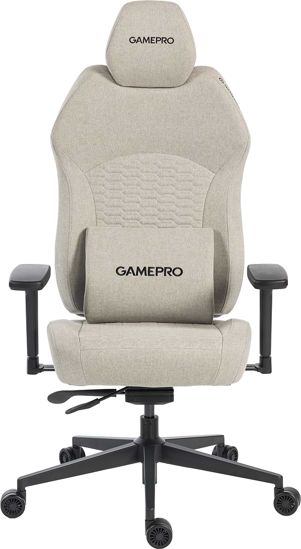 Фото - Крісло для геймерів GamePro GC760LG Light Grey