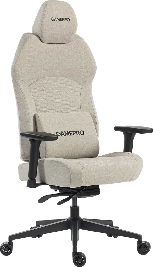 Фото - Крісло для геймерів GamePro GC760LG Light Grey
