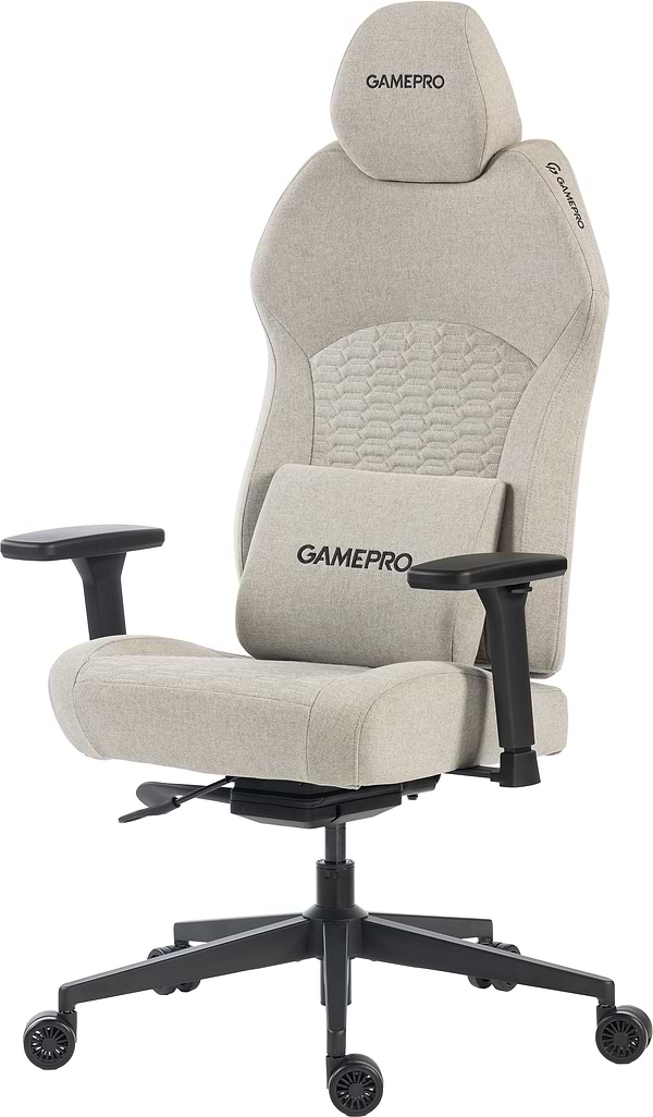 Фото - Крісло для геймерів GamePro GC760LG Light Grey