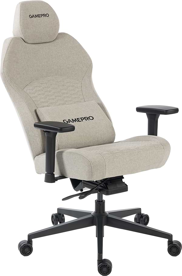 Фото - Крісло для геймерів GamePro GC760LG Light Grey