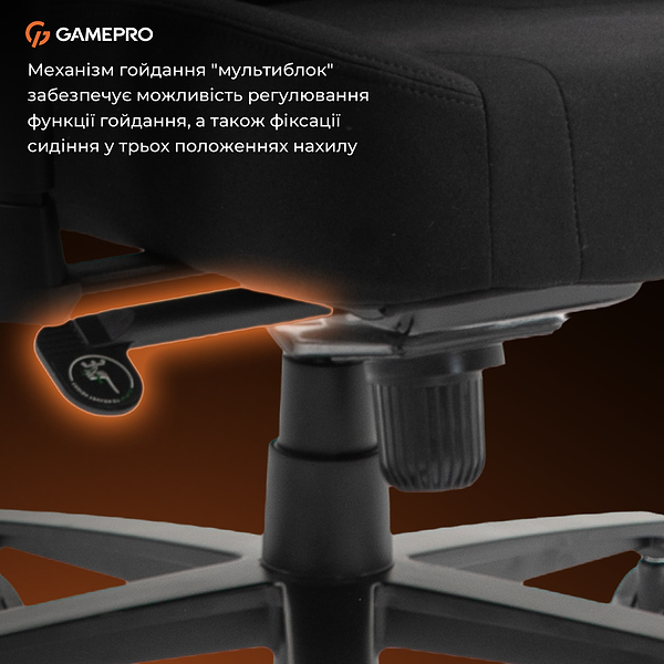 Фото - Крісло для геймерів GamePro GC775B Black