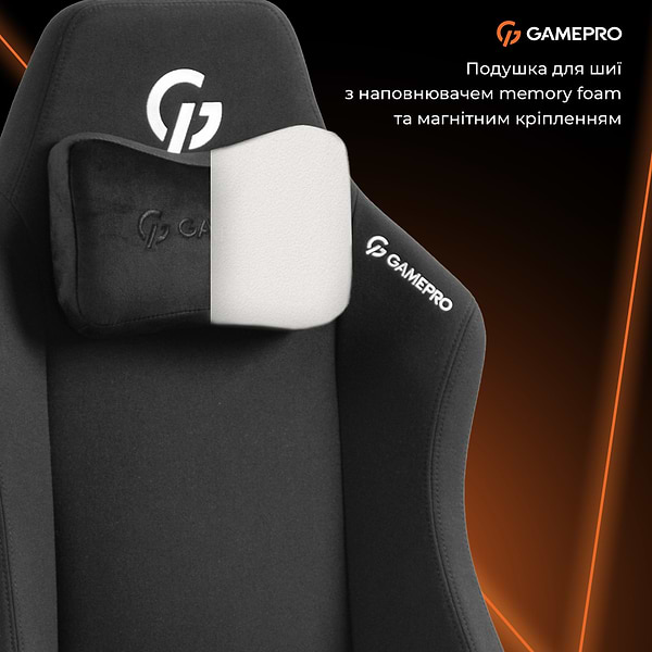 Фото - Крісло для геймерів GamePro GC775B Black