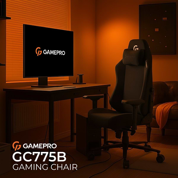 Фото - Крісло для геймерів GamePro GC775B Black