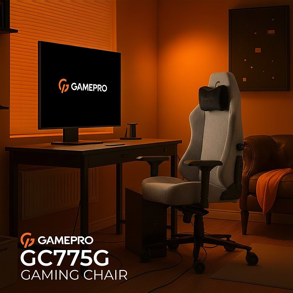 Фото - Крісло для геймерів GamePro GC775G Grey