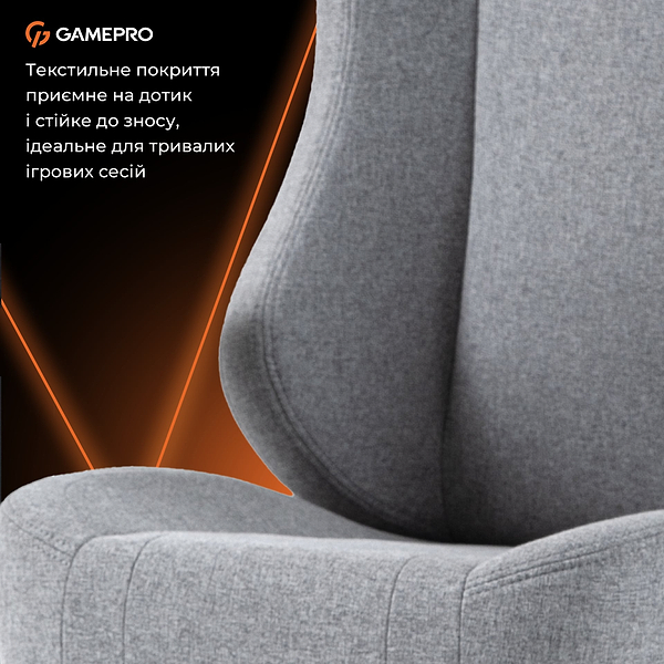 Фото - Крісло для геймерів GamePro GC775G Grey