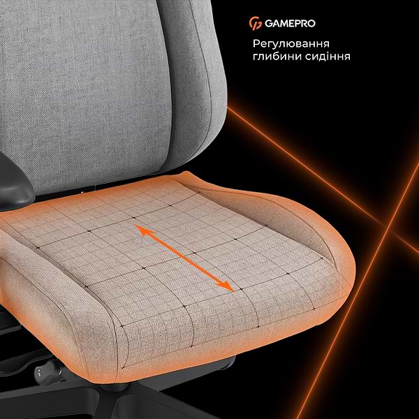 Фото - Крісло для геймерів GamePro GC925G Grey
