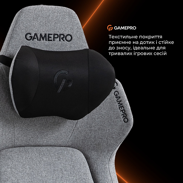 Фото - Крісло для геймерів GamePro GC925G Grey