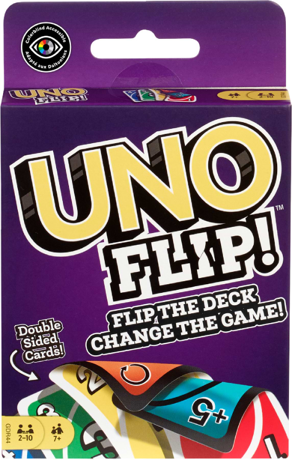 Фото - Настольная игра карточная (8+) UNO Двойная игра (GDR44)