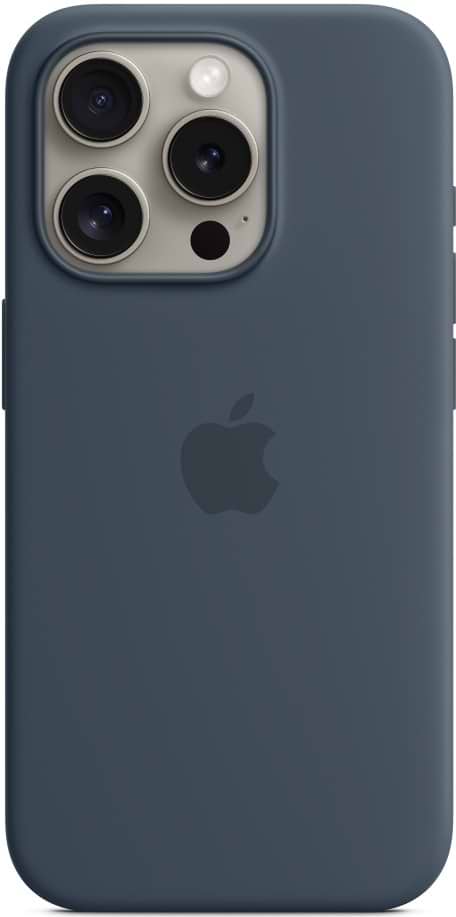 Фото - Чехол для смартфона Apple Silicone Case with MagSafe iPhone 15 Pro Storm Blue (MT1D3)