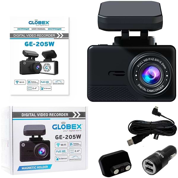Фото - Уценка - Видеорегистратор Globex GE-205W