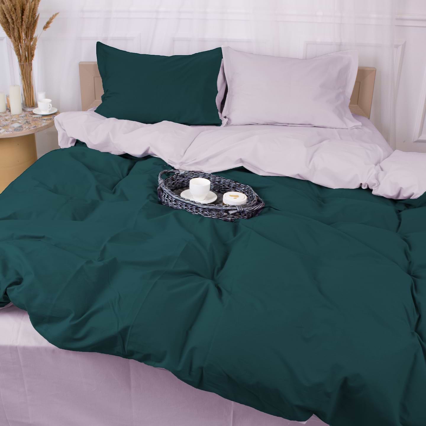 Комплект постельного белья MirSon Poplin Line 054 + 091 Denise 2 x 143 x 210 см (2200006286066)