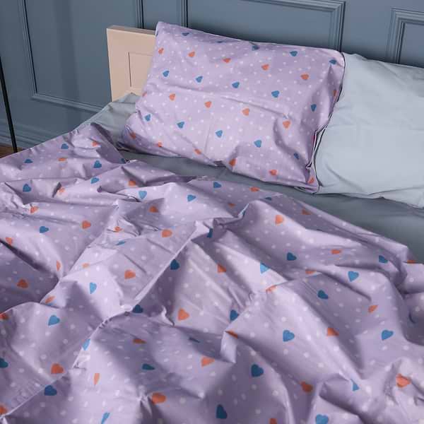 Фото - Наволочка MirSon 17-0782 Pastel Love Print Бязь 70х70 см (2200011274102)