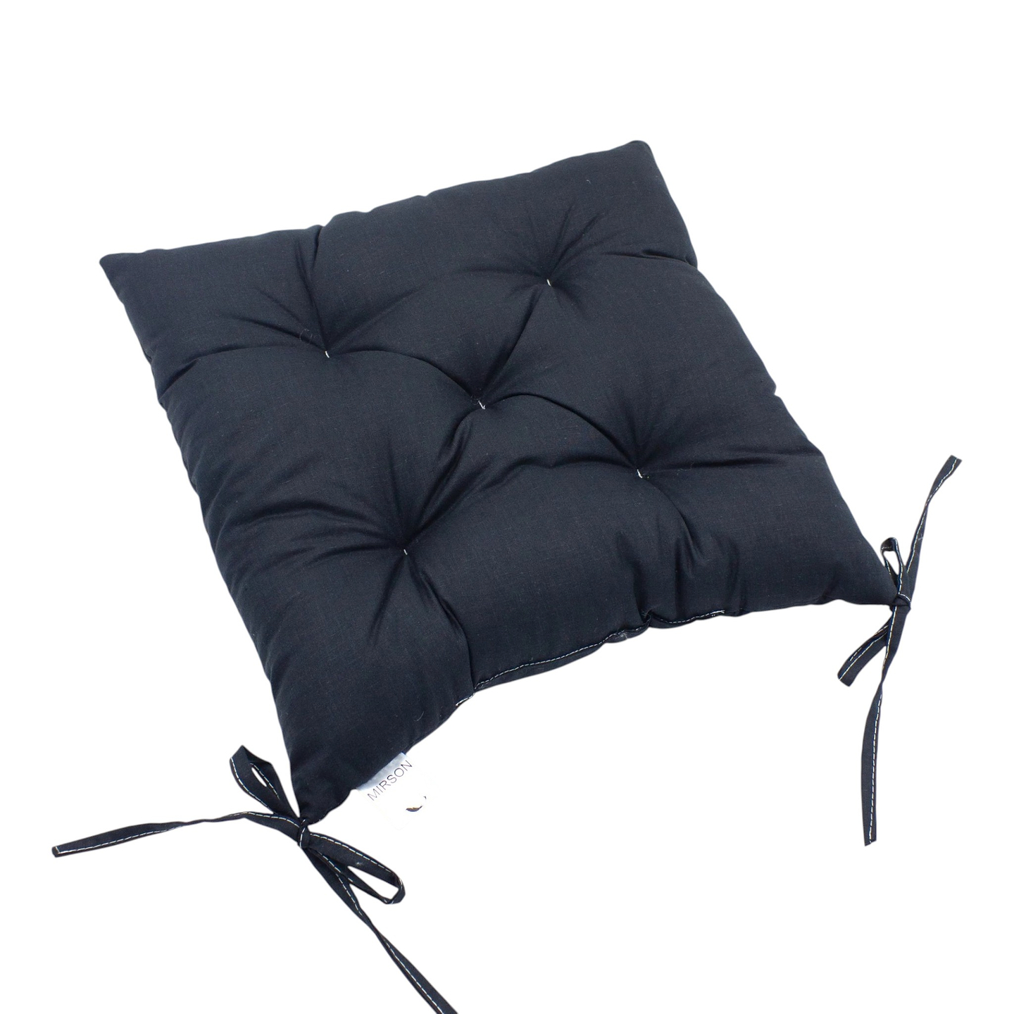 Подушка для стільця MirSon Ranforce Elite 16-9000 Black Stone 40х50 см (2200006276081)