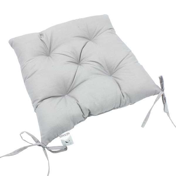Фото - Подушка для стула MirSon Ranforce Elite 16-5703 Light Gray 50х50 см (2200006276050)