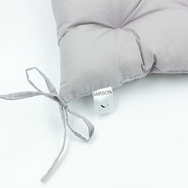 Фото - Подушка для стула MirSon Ranforce Elite 16-5703 Light Gray 50х50 см (2200006276050)