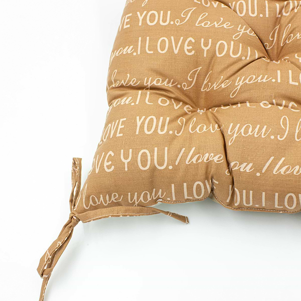 Фото - Подушка для стільця MirSon Бязь 17-0534 Patsy (2200006185758)