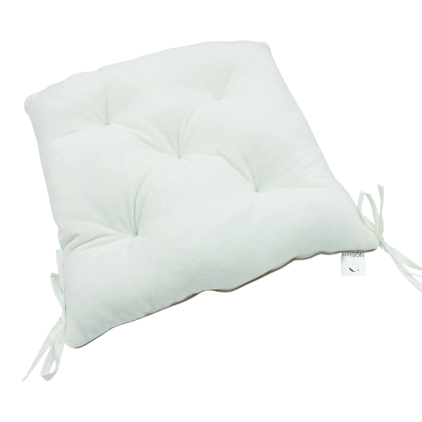 Подушка для стільця MirSon 28-0001 White Velvet (2200006185864)