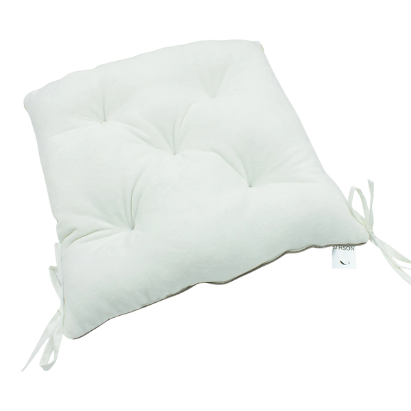 Фото - Подушка для стула MirSon 28-0001 White Velvet (2200006185864)