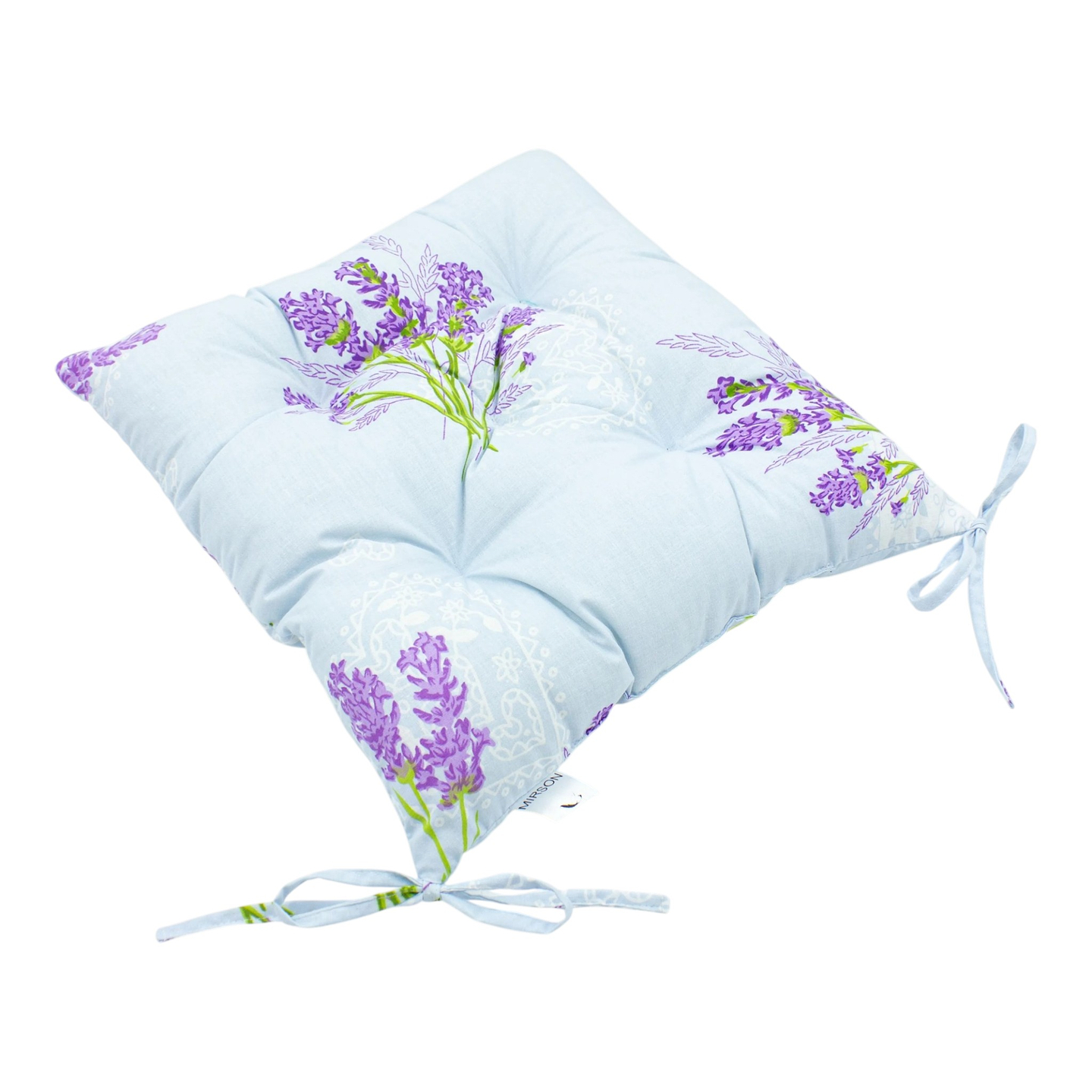 Подушка для стільця MirSon Бязь Принт 17-0130 Lavender sea 50х50 см (2200006276470)