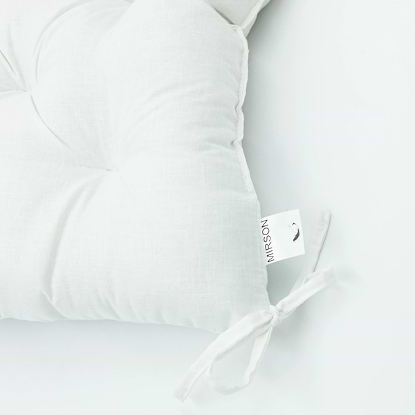 Фото - Подушка для стільця MirSon Ranforce Elite 11-2107 White (2200006185116)