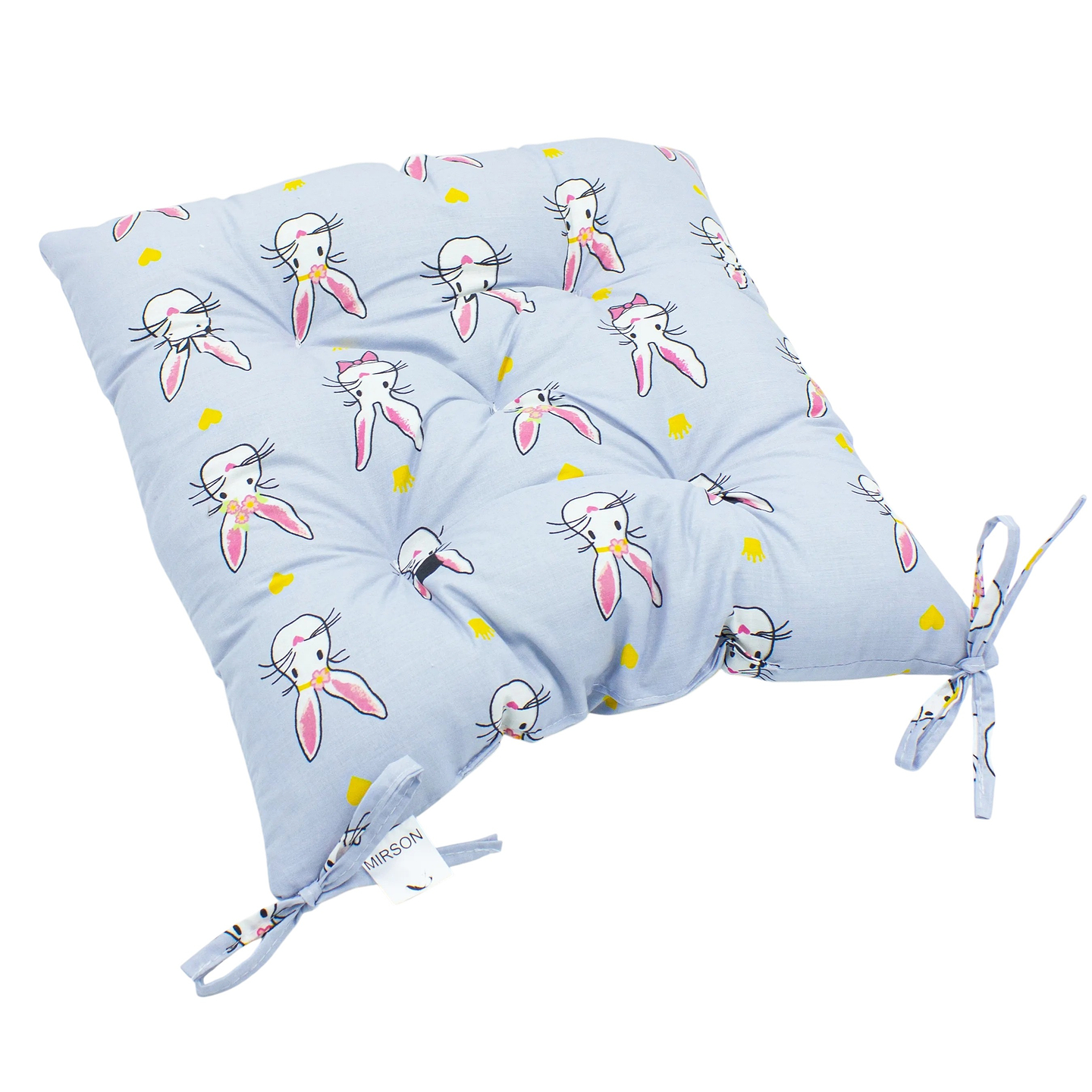 Подушка для стільця MirSon Бязь 17-0527 Bunnies (2200006185543)