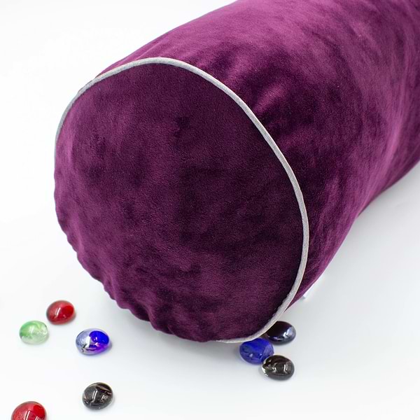 Фото - Подушка валик MirSon №8127 Velvet Line 28-0002 Excalibur EcoSilk 60х20 см (2200006249047)