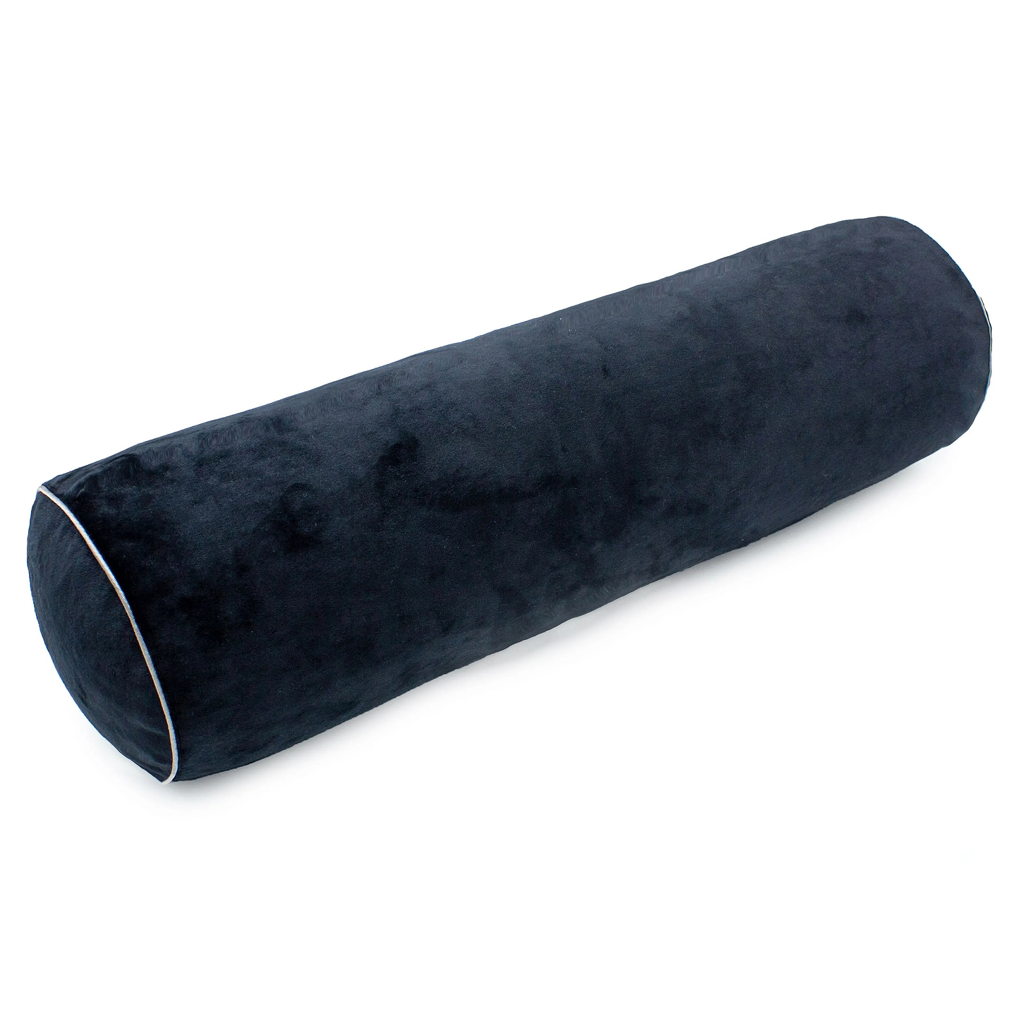 Подушка валик MirSon №8131 Velvet Line 28-0007 Black EcoSilk 15x50 см (2200006199977)